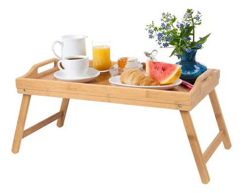 Mesa Desayuno De Bambu Desayuno Hogar