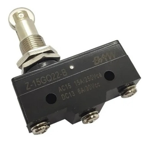 Microswitch Final Carrera Pistón Con Roldana Fija Z-15gq22-b