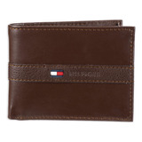 Billetera Tommy Hilfiger De Piel Para Hombre, Fina Y Elegant