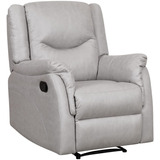 Silla Reclinable De Tela Color Blanco Marca Morden Fort