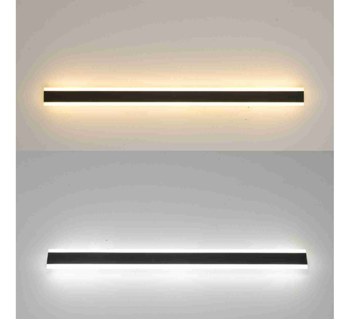 Lámpara De Pared Led De Tira Larga P/ Exteriores 120cm 26w 