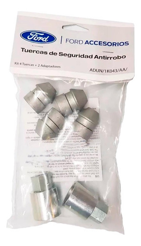 Kit Tuercas De Seguridad Antirrobo Ford Ranger Original