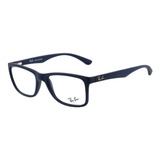 Oculos De Grau Ray Ban Rb7027l 5412 56 Azul- Original 
