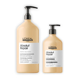 L'oréal Kit Absolut Repair  Shampoo + Acondicionador Grande