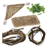 Accesorios Para Reptiles Hamaca Y Enredaderas Para Escalada.