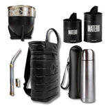 Set Matero Bolso Impermeable Mate Imperial Termo Litro Latas