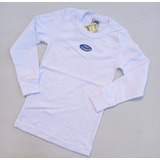 Camiseta Termica Niño, Blanca Manga Larga Asuan Kids Remera