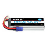 Bateria Lipo 14.8v 5000mah 50c 4s Ec5 Plug Hrb