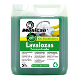 Lavaloza  Ultra Concentrado Mohican  Amarillo 5 Litros