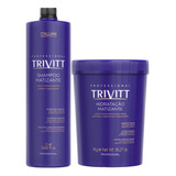 Itallian Trivitt Kit Profissional Matizante Mascara Shampoo