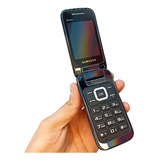 Celular Samsung Con Tapa C3592 Pantalla Grande Teclado Rojo