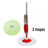 Trapeador De Piso Spray Mop Rociador Unico C/ 2 Mopas Universal 