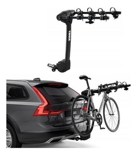 Rack Portabicicletas Para Tiron Thule 4 Bicicletas Apex Xt