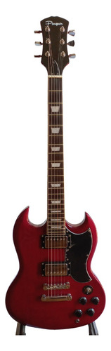 Outlet Guitarra Electrica Parquer Sg Rojo
