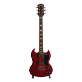 Outlet Guitarra Electrica Parquer Sg Rojo