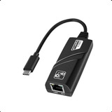 Adaptador Usb Ethernet Gigabit Rede Lan Rj45 Usb 3 Tipo C 