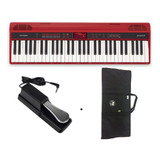 Teclado Roland Go Keys 61k Loop + Capa + Pedal Sustain Nf