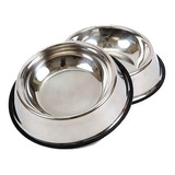 Comedero Perros Acero Inox. Antivuelco 15,5cm Xchico