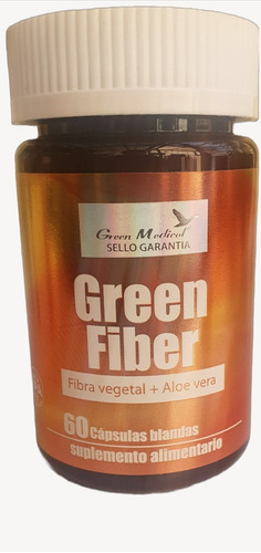 Green Fiber Fibra Vegetal + Aloe Vera X 60 Cápsulas.