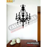 Vinilos Decorativos Vinil Pared Silueta Candil, Candelabro 