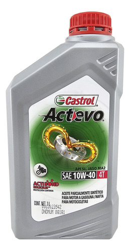 Aceite Castrol 10w40 4t X Tra Semi Sintético Ryd Motos