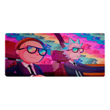 Mouse Pad Gamer Rick And Morty 70x30 Cm M01