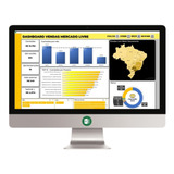 Planilha Dashboard Controle De Vendas Mercado Livre