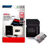 Cartão Memoria Câmera Wifi Full Hd 256gb Micro Sd Adaptador