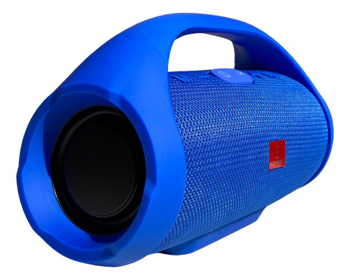 Caixa De Som 22cm Potente Alta Bluetooth Pequena Bt Cor Azul