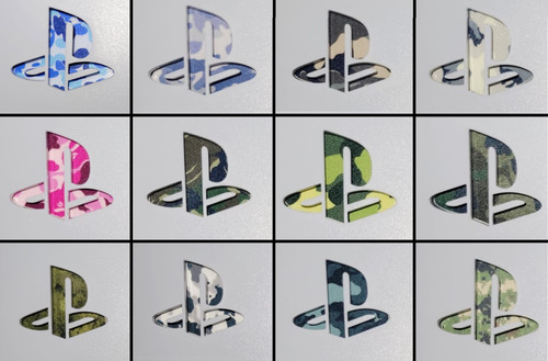 Kit 12 Adesivos Para Playstation 5 Faceplate Personalizado