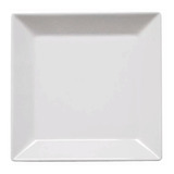 Plato Hondo 21cm Oxford Porcelana Cuadrado Nara Blanco