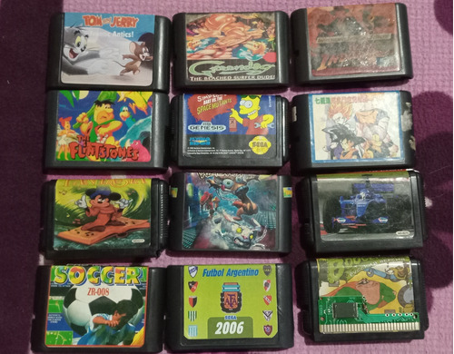 Lote De 12  Casetes Juegos Sega!!! Listo Para Enviar!