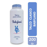 Talco Babyland Hipoalergénico Para Niños 200 Gr 