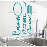 Vinil Decorativo Pared Cocina Kitchen Cuisine Sticker 