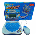 Computadora Azul Educativa Didáctica Con Mouse Interactivo