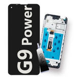 Tela Display Compatível Moto G9 Power Xt-2091 C/aro + Cola