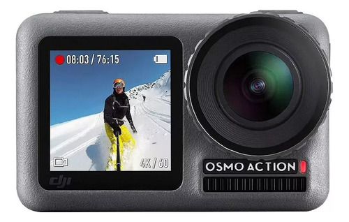 Câmera De Vídeo Dji Osmo Action 4k Ac001 Gray + 5 Acessórios