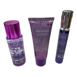 Set De Mini Perfumes Y Crema Corporal