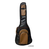 Semi Case Bag Violão Folk Couro Premium Volcano