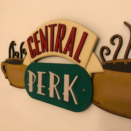 Cuadro Cartel Corporeo Central Perk Serie Friends