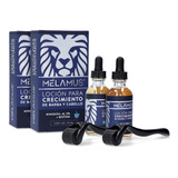 Mélamus® 2 Pack Minoxidil 5% + Biotina | Incluye Dermaroller