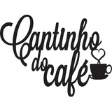 Cantinho Do Café Aplique Mdf 3mm, Cozinha Preto Decoração