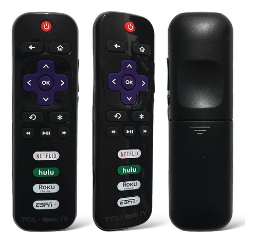 Control Compatible Tcl Roku Tv Smart Rc280 + Funda Y Pila