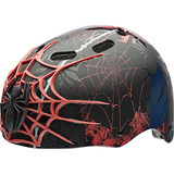 Casco De Bicicleta Para Niños Spider-man 3d Web-slinger