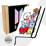 Libreta Bts Bt21 Personalizada  Pasta Dura Artesanal