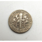 Moneda Antigua One Dime Estados Unidos Plata - Numismatica