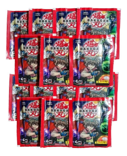 100 Sobres De Estampas Del Álbum Bakugan Panini