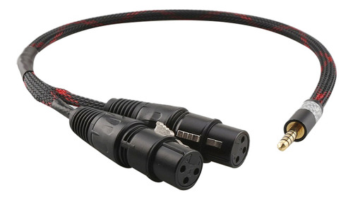 Cable De Audio Hifi Balance De 4,4 Mm A 2 Xlr Hembra De 3 Pi