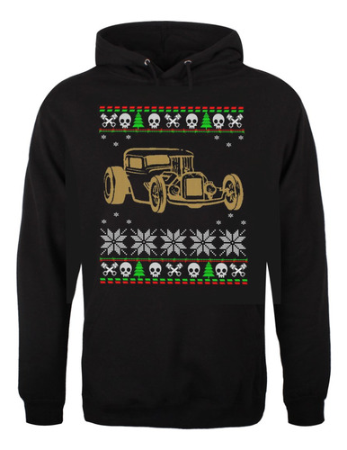 Sudadera Hoodie Ugly Sweater Hot Road Ford 42 Auto Coleccion