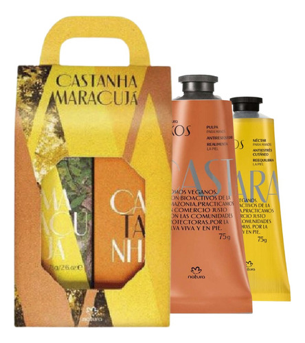 Kit Regalo Combinado Castaña Y Maracuyá Ekos Natura - Lvdm